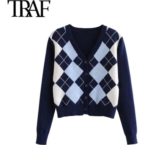 Женские кардиганы TRAF China At AliExpress