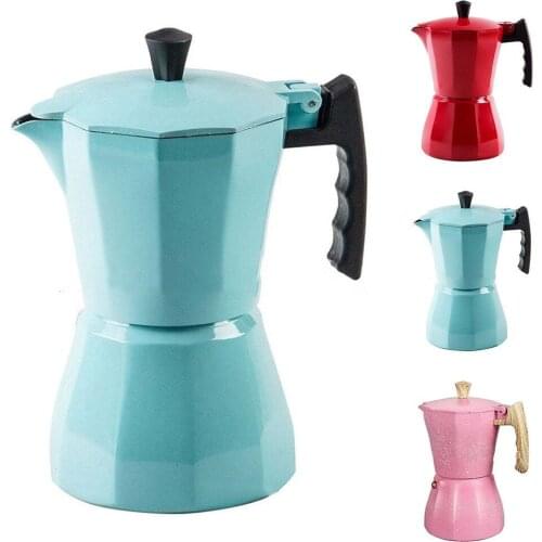 Leisure percolator tool coffee maker aluminum mocha espresso percolator pot 3cup/6cup coffee maker pot