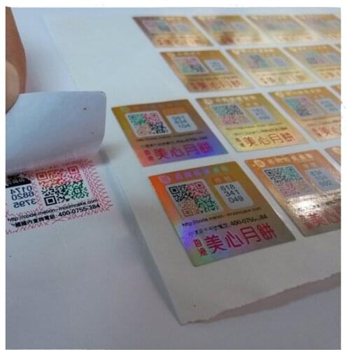 Customized Factory price logo printing adhesive warranty void label