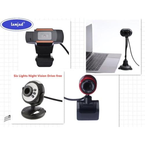 1080P Webcam USB2.0 Computer Network Live Camera Network Camera Free Drive USB Cam Hd Camera With Mic Web Camera for Computer