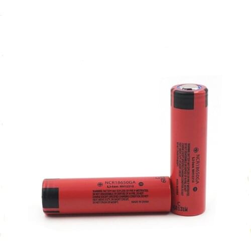 2pcs/lot Original Panasonic NCR18650GA 18650 3.7V 3500mAh 30A discharge Rechargeable Lithium Battery Flashlight Batteries Cell