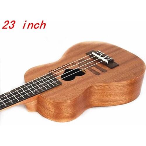 23 inch Ukelele Concert 4 Strings 17 Fret Hawaiian Small Guitar Acoustic Guitar Rosewood Fingerboard Heart Rabbit Pattern