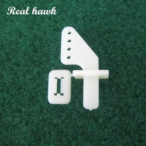 50 pcs Nylon Pin Horns 21x11 mm (4 Hole) For RC Model Airplane Parts Remote Control Foam Electric Plane free shipping