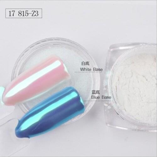 1box Diamond Mirror Glitter Shining Holographic Aurora Pigment Powder Shimmer Neon Shell Nail Dust Nail Art Decoration T1775