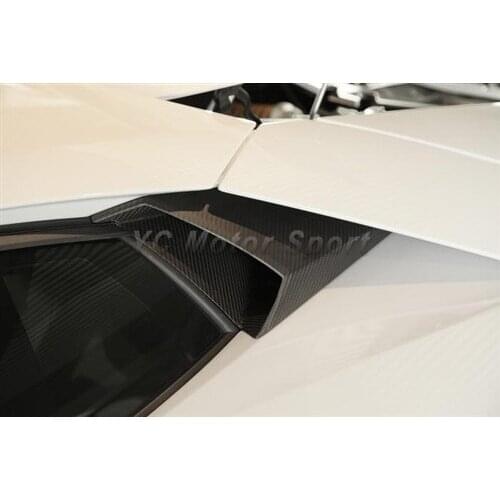 Car Accessories Dry Carbon Fiber OEM Style Air Duct 2pcs Fit For 2011-2014 Aventador LP700 Side Window Air Duct Air Intake