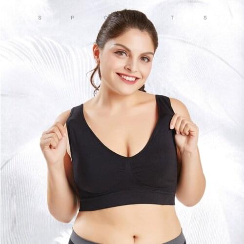 Bra Seamless Bra For Women Big Size 4XL Push Up Bralette Bras For Women Vest Wireless Wireless BH Active Brassiere Bra