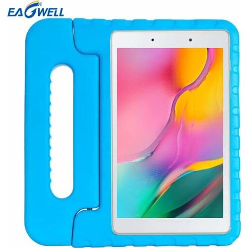 EVA Case For Samsung Galaxy Tab A 8.0 T290 T295 T297 2019 Handle Stand Cover Kids Children Safe EVA Capa Shockproof Tablet Case