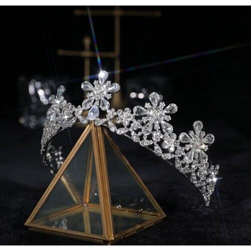 Zircon Crown Headgear Bridal Wedding Photography Headband Super Fairy Luxury Hairband Bridal Tiaras HQ0067