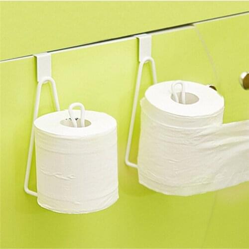 Stainless Steel Tissue Holder Hanging Bathroom Toilet Roll Towel Shelf Towel Rack Towel Shelf Kitchen Cabinet Door Hook Holder