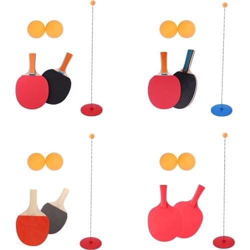 Kids Adult Portable Table Tennis Trainer Develop Children Thinking Creativity Soft Shaft Ping Pong Training Machine