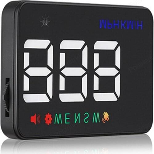 HUD Display A5 Car Head Up Display 3.5 inch GPS Windshield Projector Digital Speedometer km/h MPH Warning