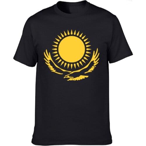 KAZAKHSTAN t shirt kaz t-shirt nation flag kz russian kazakh country college print logo Tops Tees Men Vintage Cotton T Shirt