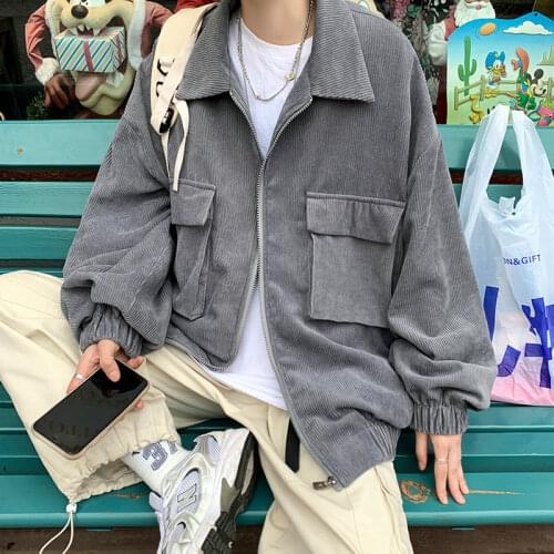 Men Streetwear Bomber Jackets 2021 Spring Autumn Mens Korean Fashions Windbreaker Harajuku Hip Hop Jackets Coats