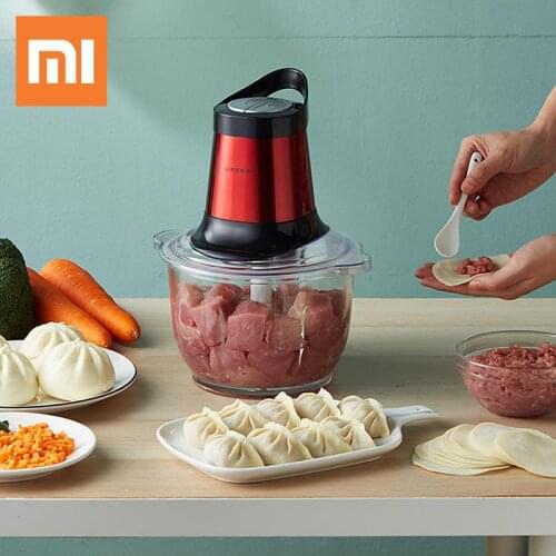 Xiaomi LIVEN Multifunction Meat Grinder Cooking Machine Electric Chopper Mincer Food Processor Slicer 2.5L Capacity For Kitchen