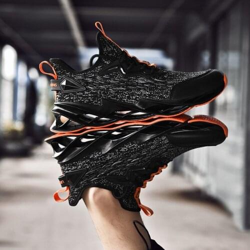 New Running Shoes Sneakers for Men Blade Cushioning Breathable Sports Shoes Outdoor Athletic Training Walking Sneakers Zapatos