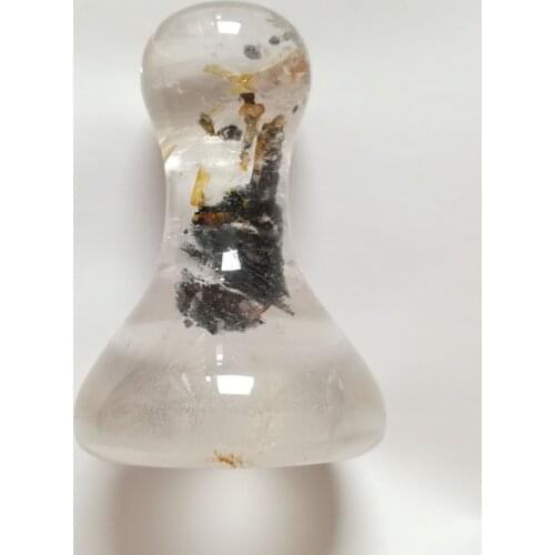 Natural Mineral Pigment Powder Muller made from Natural Quartz Crystal. For painting, tempra,chinese painting,Thang-ga,pestle