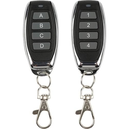 2021 NewestCloning Duplicator Key Fob A Distance 433MHZ Remote Control Clone Fixed Learning Code For Gate Garage Door