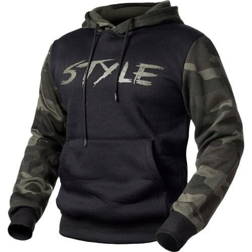 New Style Men Camouflage Printing Hoodies Made of Polyester Winter Wear pullover Hoodies