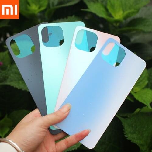 Original For Xiaomi Mi 11 Lite Battery Cover Back Glass Rear Housing Case For Mi11 Lite Panel Repair Parts With Adhesive Sticker