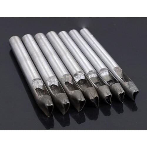 Chili flower punch DIY leather punching, punching round punching, pattern punching series, flower punching