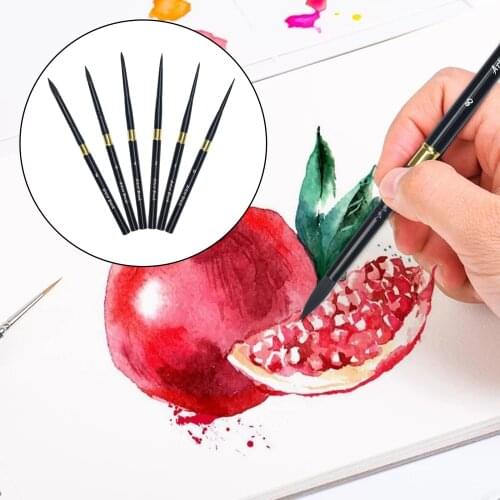 Professional Paint Brush Painting Pen Nylon Hair Brush Set for Beginner Painting Drawing Line Pen Brush Art Supplies Accessories
