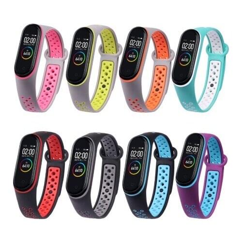 Strap for Xiaomi Mi Band 5 4 3 Strap Replacement Wristband Bracelet Wrist Screen Protector 3D Film for Xiomi Mi Band 3 4 5 Strap