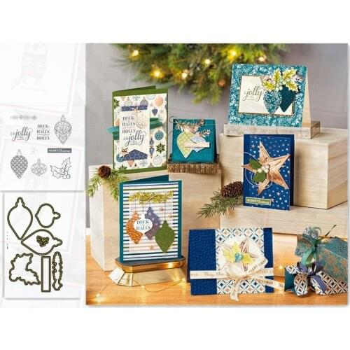 Christmas Metal Cutting Dies and Stamps Stencils DIY Scrapbooking Dies Metal Album Decor Embossing Paper Cards Craft Dies