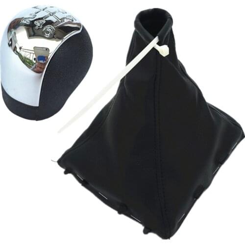 5/6 Speed Gear Shift Knob Shifter HandBall Stick Pen Gaiter Boot Cover For Opel Vauxhall Vectra C Vectra B Corsa Astra 2002-2005