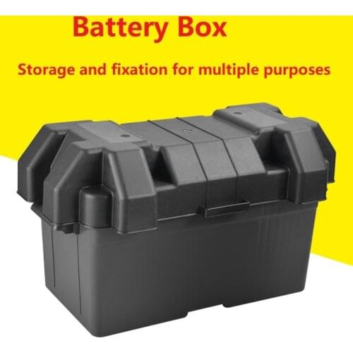 Car RV Boat Marine Smart Battery Box USB Car Charger Power Guard w/ Strap for Car Truck Boat Trailer RV Power Guard