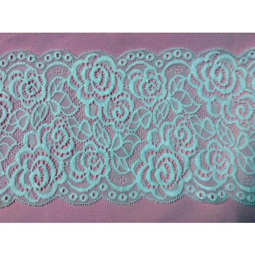 Top quality 15.5cm luxurious elastic flora jacquard lace, soft and elegant lace trimming,XERY-HES1011G