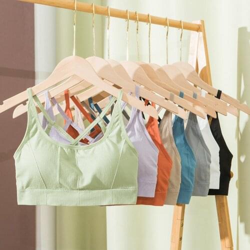 Women Yoga Spotwear Shockproof Sport Bra Running Sexy Back Tube Tops Breathable Athletic Vest Fitness Bra Gym Top Underwear