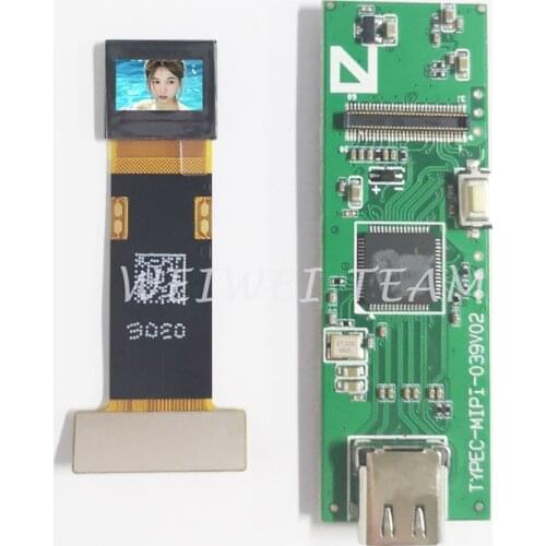 0.39 Inch OLED 1920x1080 FHD AMOLED For AR Gunsight Nightvision Telescope Display Mipi Interface Type-C Board Ultra High Bright