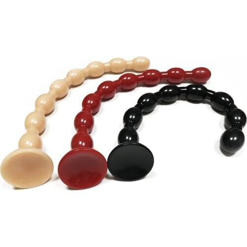 Fire 18+ Anal Beads Plug Vaginal G Spot Orgasm Butt Squirt Massage Stimulate Soft Adult Sex Toys For Couples Masturbation