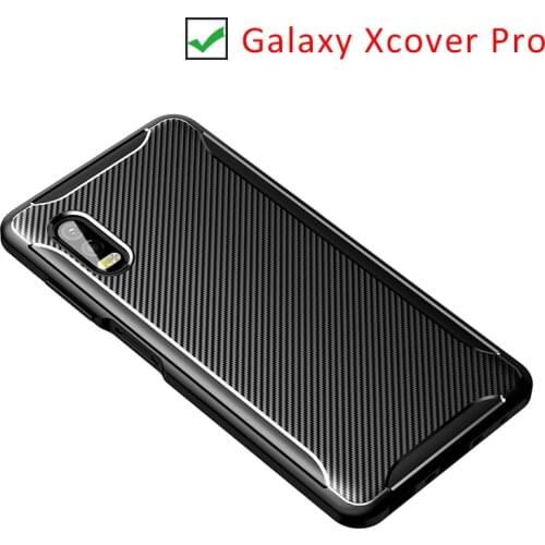 Case for samsung xcover pro bumper cover on galaxy xcoverpro x coverpro protective phone coque bag silicone matte soft tpu shell