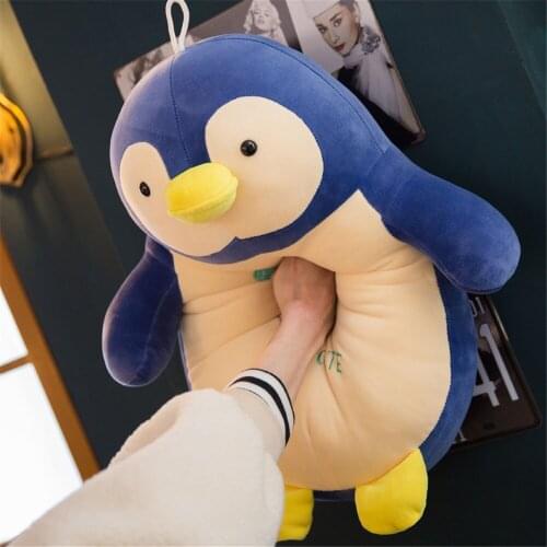 Fancytrader Soft Fat Animal Penguin Plush Toy Big Stuffed Cartoon Penguins Anime Pillow Doll for Baby Gift 20inch 50cm