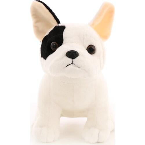 Simulation Dog Plush Toy French Bulldog Plush Doll Stuffed Animal Dog Best Children Birthday Gift