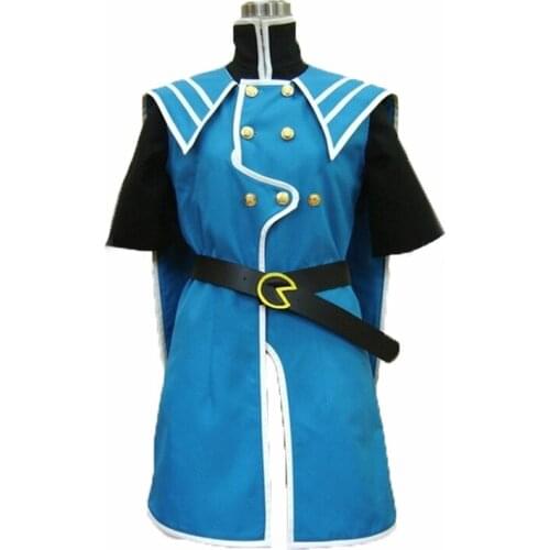 Tales of the Abyss Jade Curtiss Uniform COS Clothing Cosplay Costume with socks and gloves 11
