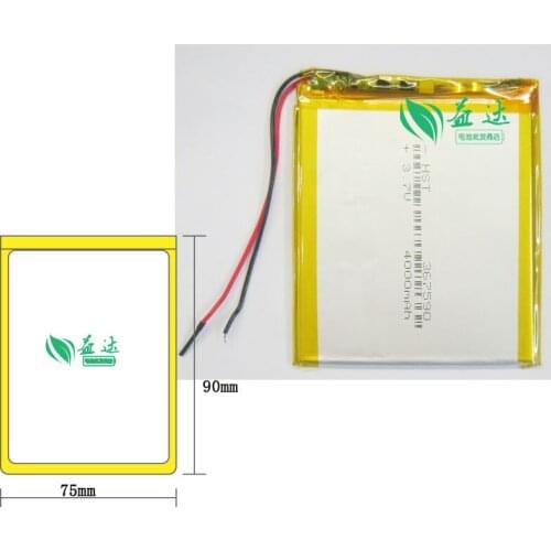 Lithium polymer battery Yida seven rainbow E708 R71 3G 367590 4000mAh large capacity Rechargeable Li-ion Cell
