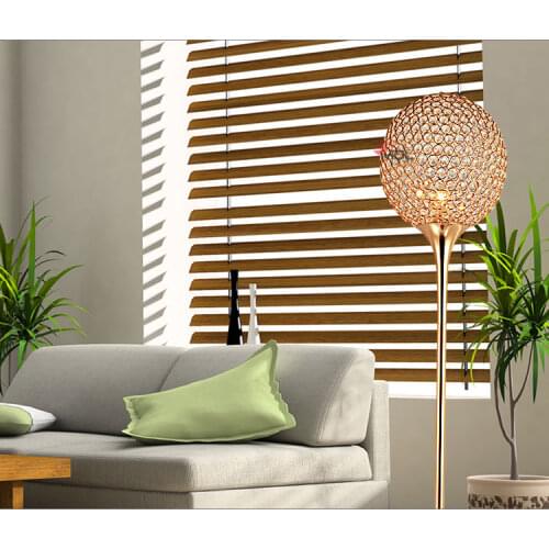 Fashion floor lamp ofhead brief modern crystal led gold floor lamp 110-220v