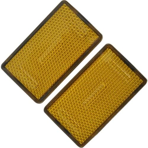 Motorcycle ABS Front Rear Fork Amber Reflector Cover Decal Sticker For BMW R1200RT K1200RS R1200R R1200 GS Adventure R9t