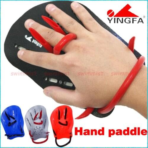 NEW YINGFA 03# SWIMMING PROFESSIONAL TRAINING HAND PADDLES FOR ADULTS CHILDREN BEGINNER BLACK BLUE SILVER ORANGE [FREE SHIPPING]