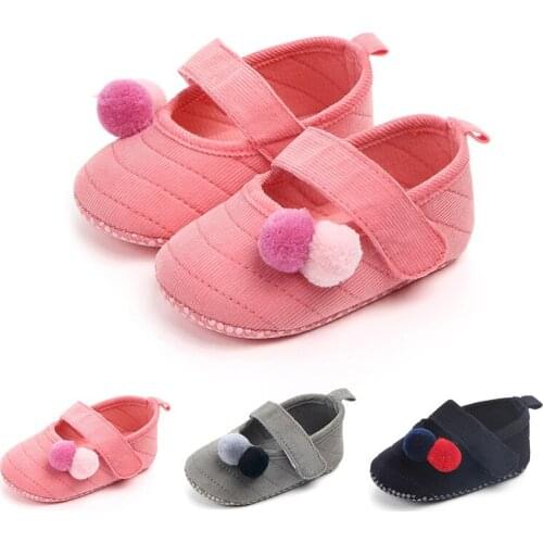 Baby Girls Shoes Toddler Infant First Walkers For Newborn Autumn Winter Kids Soft Sole Non-Slip Crib Shoes Sneakers New