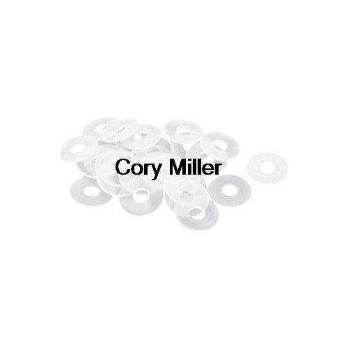 Plastic Spacer Insulation Gasket Ring Flat Washers 4mmx13mmx1mm