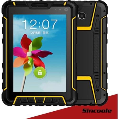 Sincoole 4G LTE Android 5.1 Rugged Tablet with UHF Jacket extension 2-3METER 7 inch Strong Tablet Industrial Panel PC