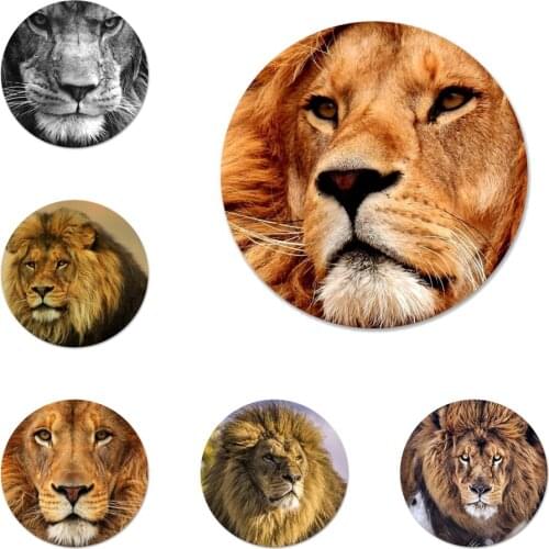 58mm Big Lion Icons Pins Badge Decoration Brooches Metal Badges For Clothes Backpack Decoration
