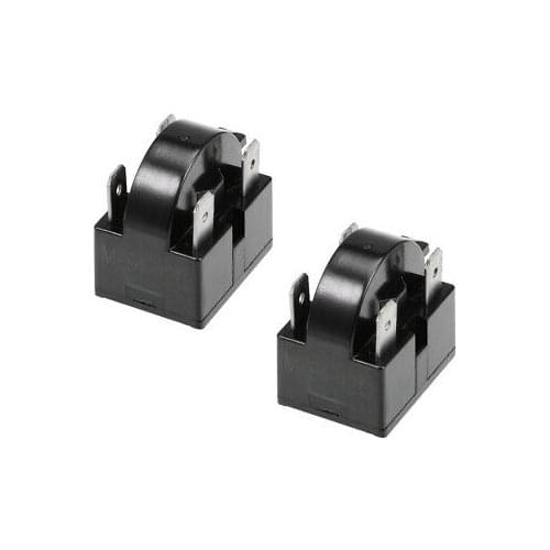 2 Pcs 12 Ohm 4 Pin Refrigerator PTC Starter Relay