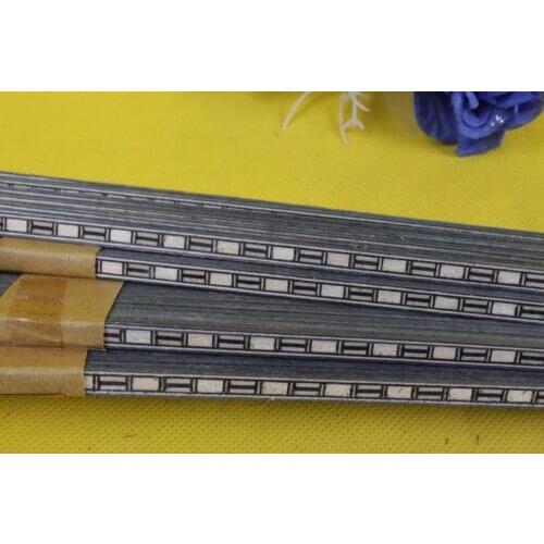 25x strip guitar inside binding Figured purfling wooden lining 640x6x1mm #63