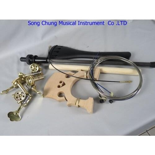 3/4 Upright Bass part,bridge/tailpiece/Germany style pegs/endpin etc