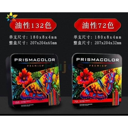72 150 USA Prismacolor Premier Crayons De Couleur Wood Color Pencil Drawing Painting Stationery Sanford Soft Oily Color Pencil