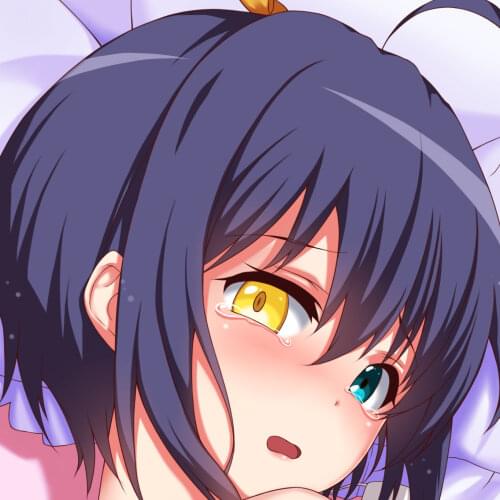 Anime Chuunibyou Demo Koi ga Shitai! Takanashi Rikka 2WAY Dakimakura Hugging Body Pillow Case Otaku Pillow Cushion Pillow Cover